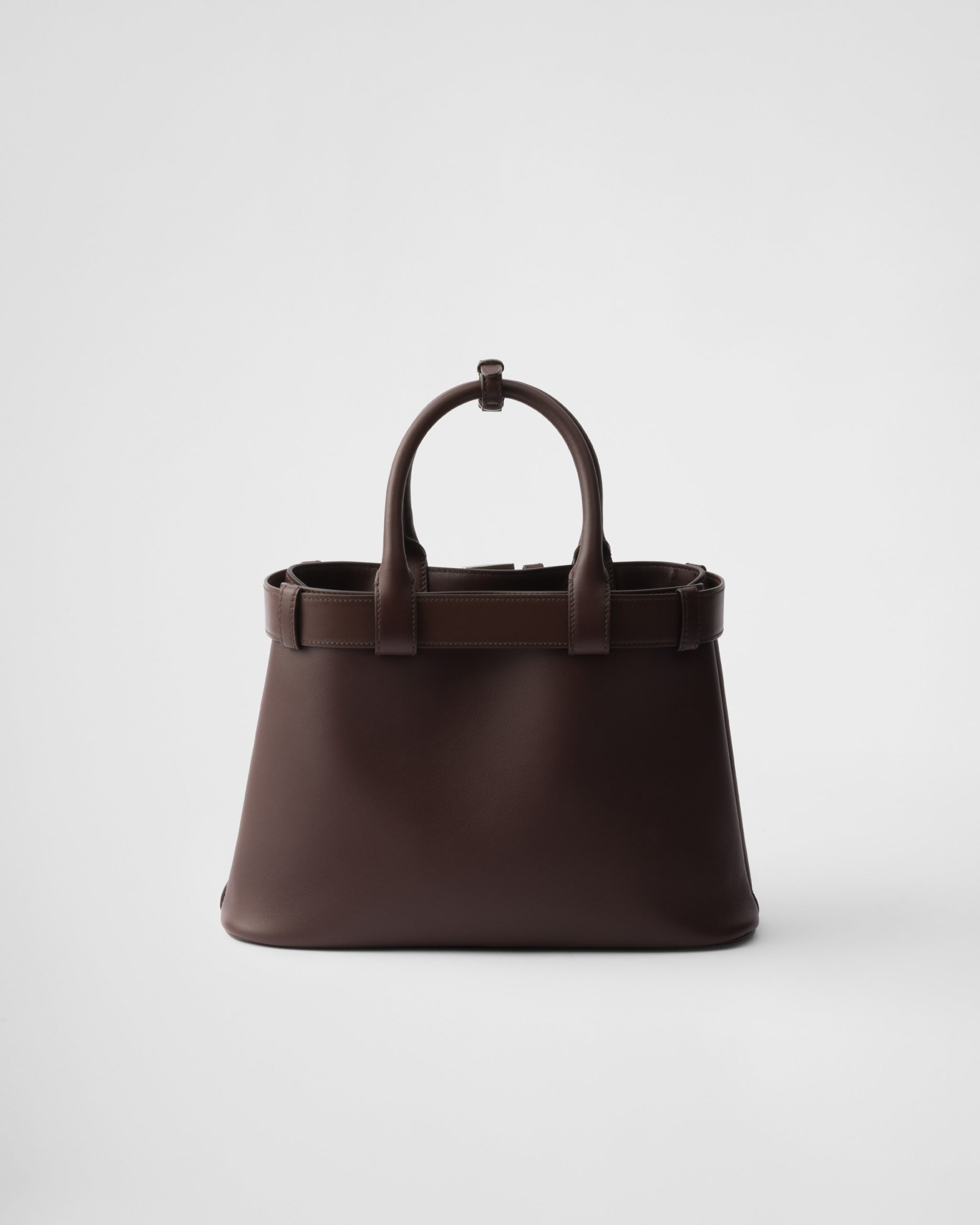 Prada Buckle small leather handbag with belt - Image 3